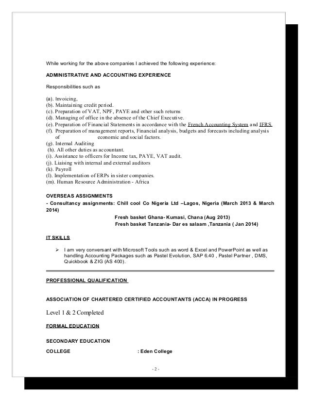 Curriculum vitae format in word image
