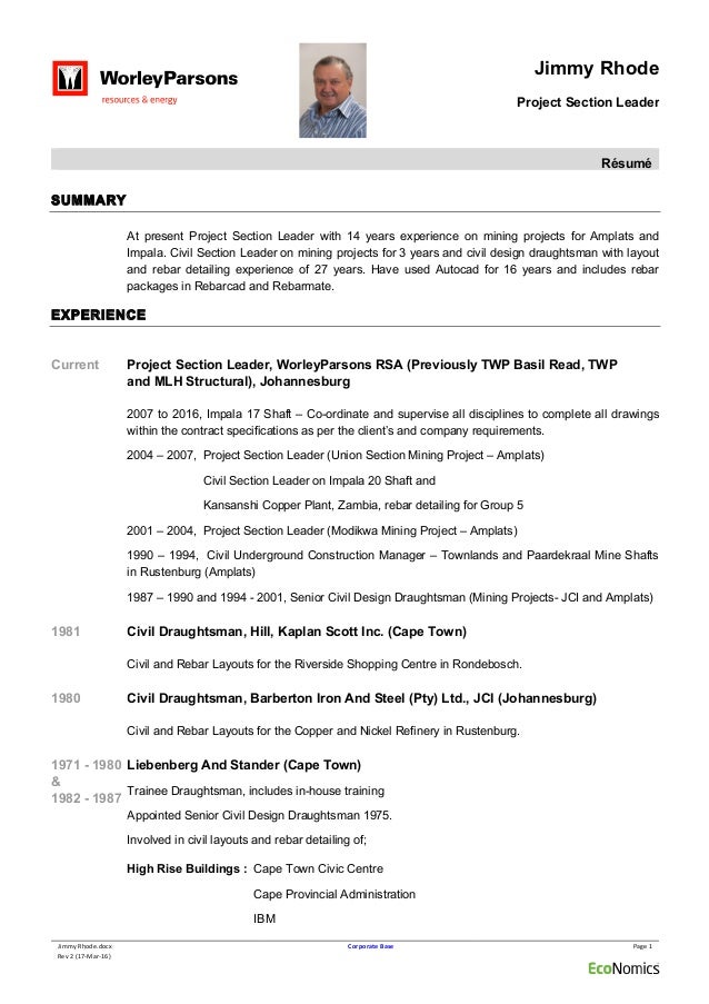 jimmy rhode cv