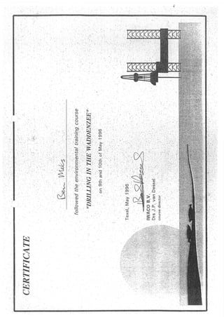 Older Certificates