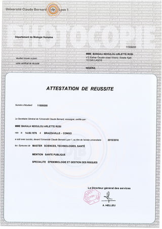 Attestation de Reussite EPIRIS et RN