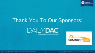 3
Thank You To Our Sponsors:
 