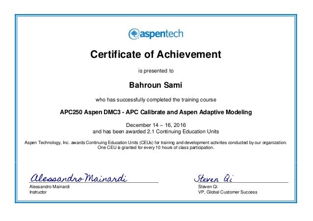 certificate for course completion