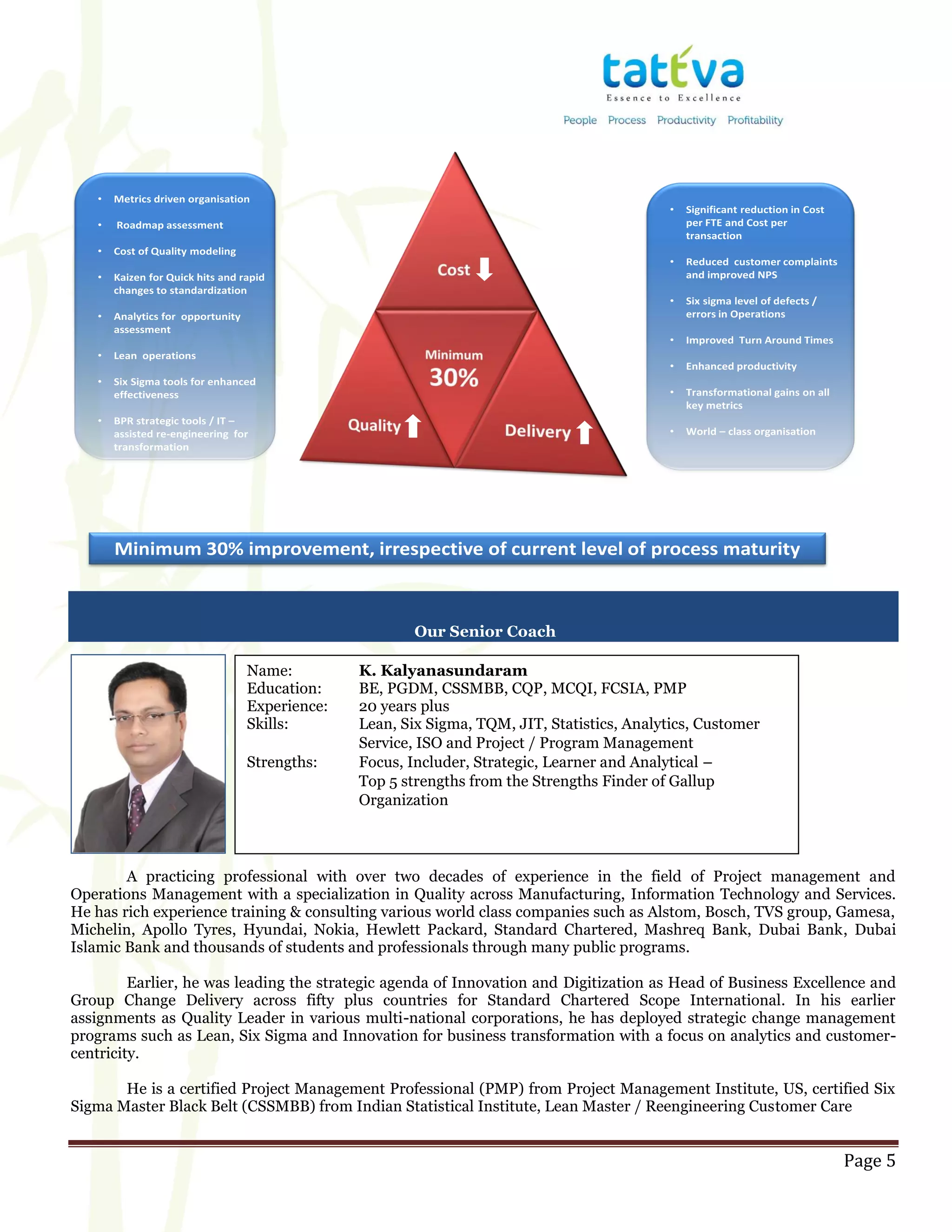 Lean Six Sigma for Hospitality | PDF