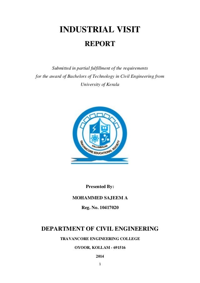 Industial Visiting Report