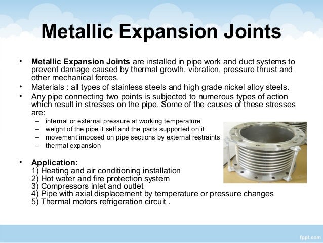 systems pipe mechanical Expansion Joint New