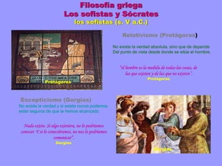 Los sofistas y Sócrates