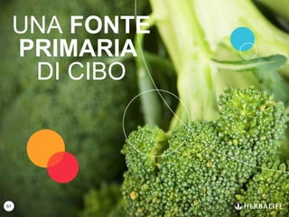 61
UNA FONTE
PRIMARIA
DI CIBO
 