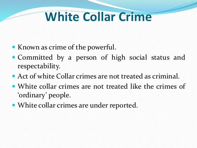 white collar crime definition extent forms in india