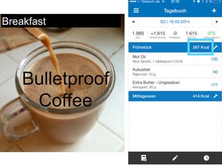 Bulletproof 
Coffee 
Breakfast  