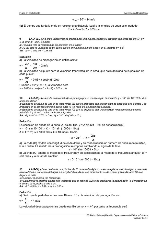 Ecuaciones De Onda Ecuaciones De Onda