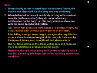 Physics Class 9th Chapter 8 - Force and Laws of Motion | PPTX