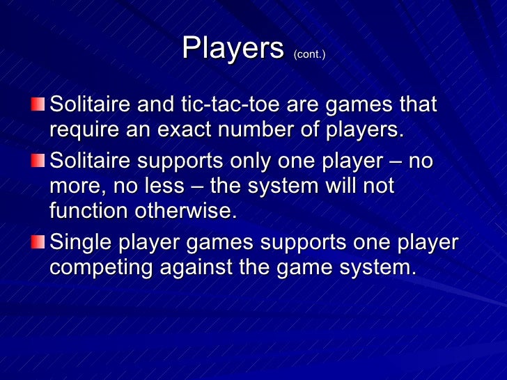 games players number of n Elements Formal Game Players games players number of n Elements Formal Game Players
