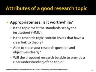 2 formulating & clarifying research topic2 | PDF