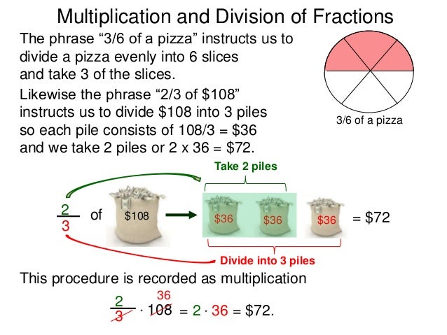 2 fractions multiplication and division of fractions
