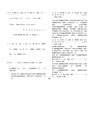 s s 1 130 1 10 1 3 30 2 30                   2   f =            1 1 1 110 1 15 1 150 15 10
    − = − = −                                                   f p p p p = + = + = − ’ ’ ’ s s s p’
                                                                = 30 cm
   s s 1 115     2   f = − f2 = –15 cm
                                                                Essa imagem localiza-se à

                                                  ⋅ +
                                                                direita da lente 1. Como
   11. V = nn r r         lente meio   −                        as       lentes     estão
                                                                separadas por 50 cm, a
                                                                imagem, que será objeto
           − =        1 1 1 1 5 1 1              1 2   ,
                                                                para a lente 2, está a 20

        ⋅ + e e m e 0 05 1 003 , ,
                                                                cm à esquerda da lente 2.
                  1 i=                                          A   abscissa   da  imagem
                                                                final é:
                                                                1 1 1 115 1 20 1 300 20 15

= ⋅+             0 ⋅+
                                                                f p p p p = + = + = − ’ ’ ’ s s s p’
       0    1     =       0   1   0 0 5 100
                                   =                            = 60 cm
                                                                Portanto,       a     imagem
   5    100      3    0   5   300          500    15            formada pelo sistema de
                                                                lentes está a 60 cm à

   0, , ,5 800 15 ⋅
                                                                direita da lente 2.
                                                                b) O tamanho da primeira
                                                                imagem é:
                                                                io pp i 1 14 30 15 = − = − ’ s s

V V = ⋅ ∴= 0 5 160 3 80 3 , di
                                                                i1= –8,0 cm
                                                                Essa imagem possui 8,0 cm
                                                                de     altura,    é   real      e
   Como V = 1f , temos: f = 3                                   invertida.
   80 m                                                         O     tamanho     da    imagem
                                                                final é:
       12. a) A abscissa da imagem                              ii pp i 21 28 60 20 = − − = − ’ s s
       conjugada pela lente 1                                   i2 = 24,0 cm
       é:                                                  12
 