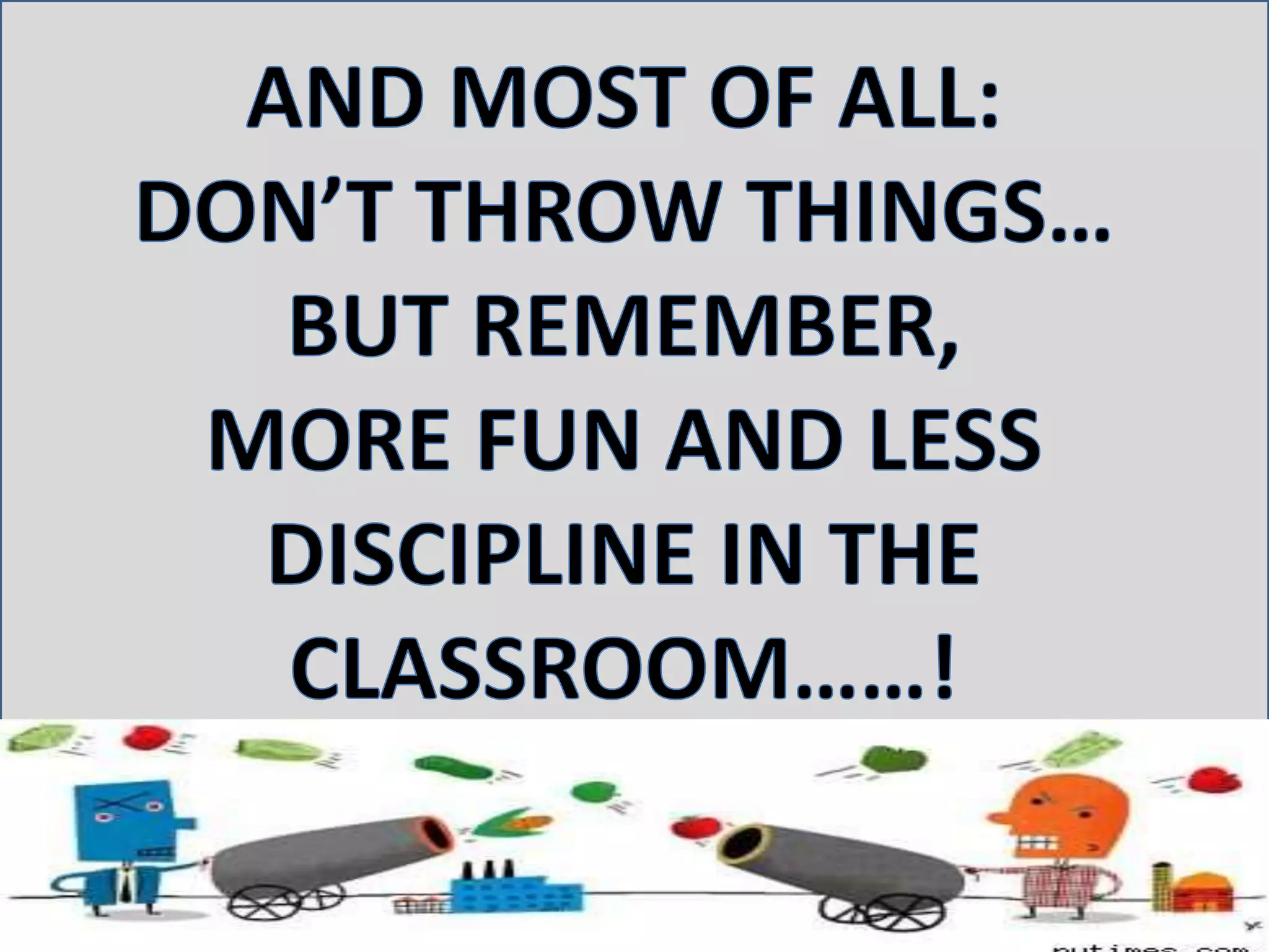 2 fun and dicipline in the classroom