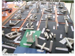 Bocetos con tizas - Oteiza
 