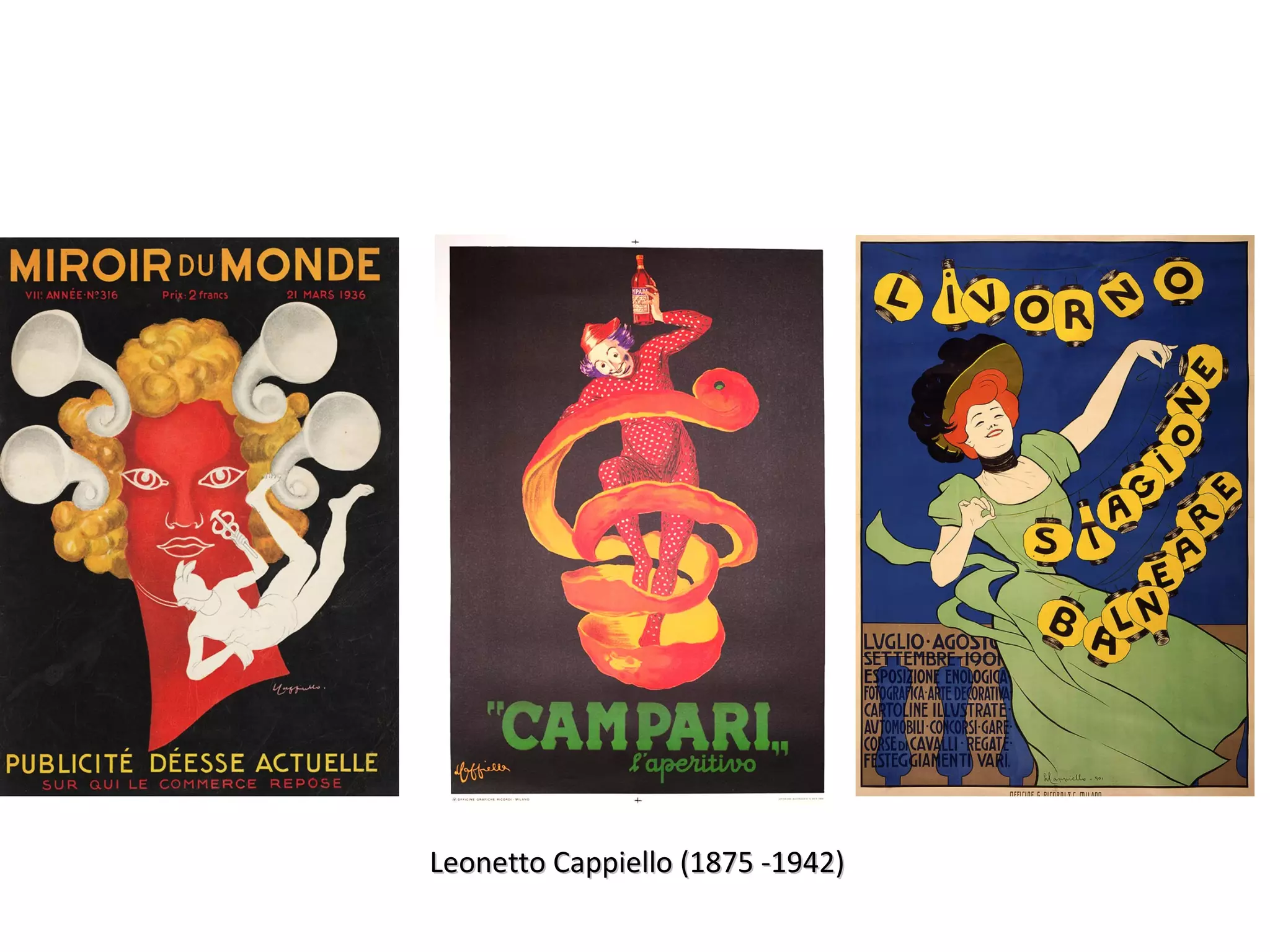 Leonetto Cappiello (1875 -1942)Leonetto Cappiello (1875 -1942)
 