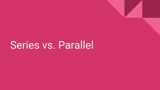 Series vs. Parallel
 