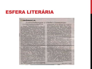ESFERA LITERÁRIA 
 