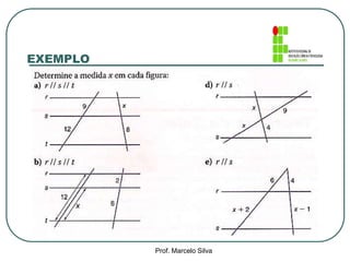 EXEMPLO
Prof. Marcelo Silva
 