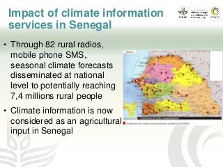 Getting climate information to farmers: progress and gaps 