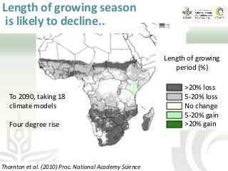 Getting climate information to farmers: progress and gaps 
