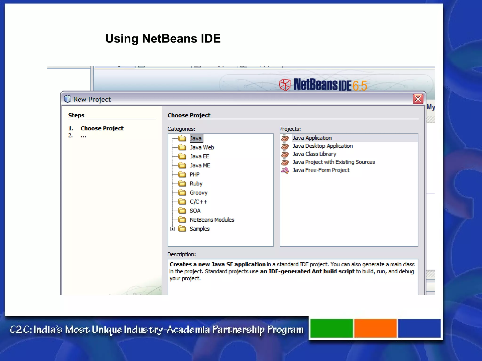 Using NetBeans IDE 
