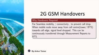 2G GSM Handovers
AT By Ankur Tomar
 