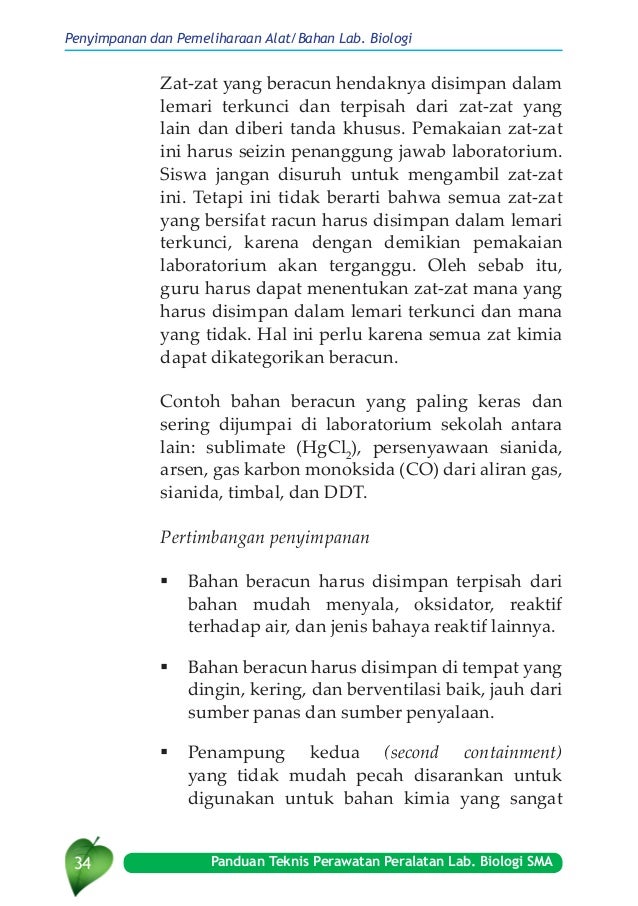 Buku Perawatan Alat Lab Biologi