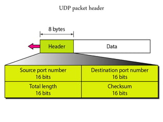 UDP packet header
 