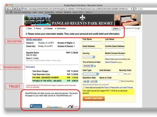 TRUST RECONFIRM TRANSPARENCY 