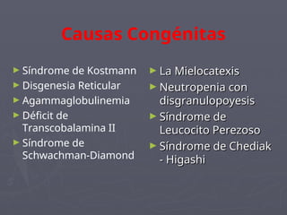 2GRANULOCITOPENIAS (17).ppt Dr. Gustavo peredo | PPT