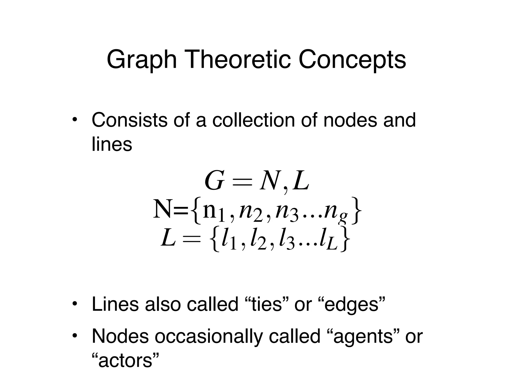 2 Graph Theory