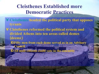 Greek City States Develop | PPT