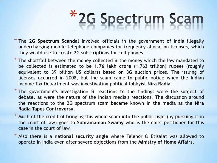 case study on 2 g spectrum