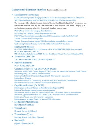 Diameter Rx Interface 2G Topology | PDF