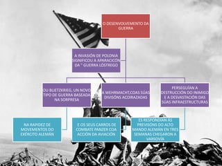 2º O desenvolvemento da guerra