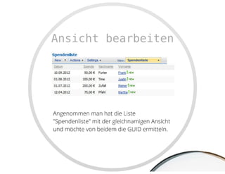 SharePoint Lektion #2: GUID ermitteln