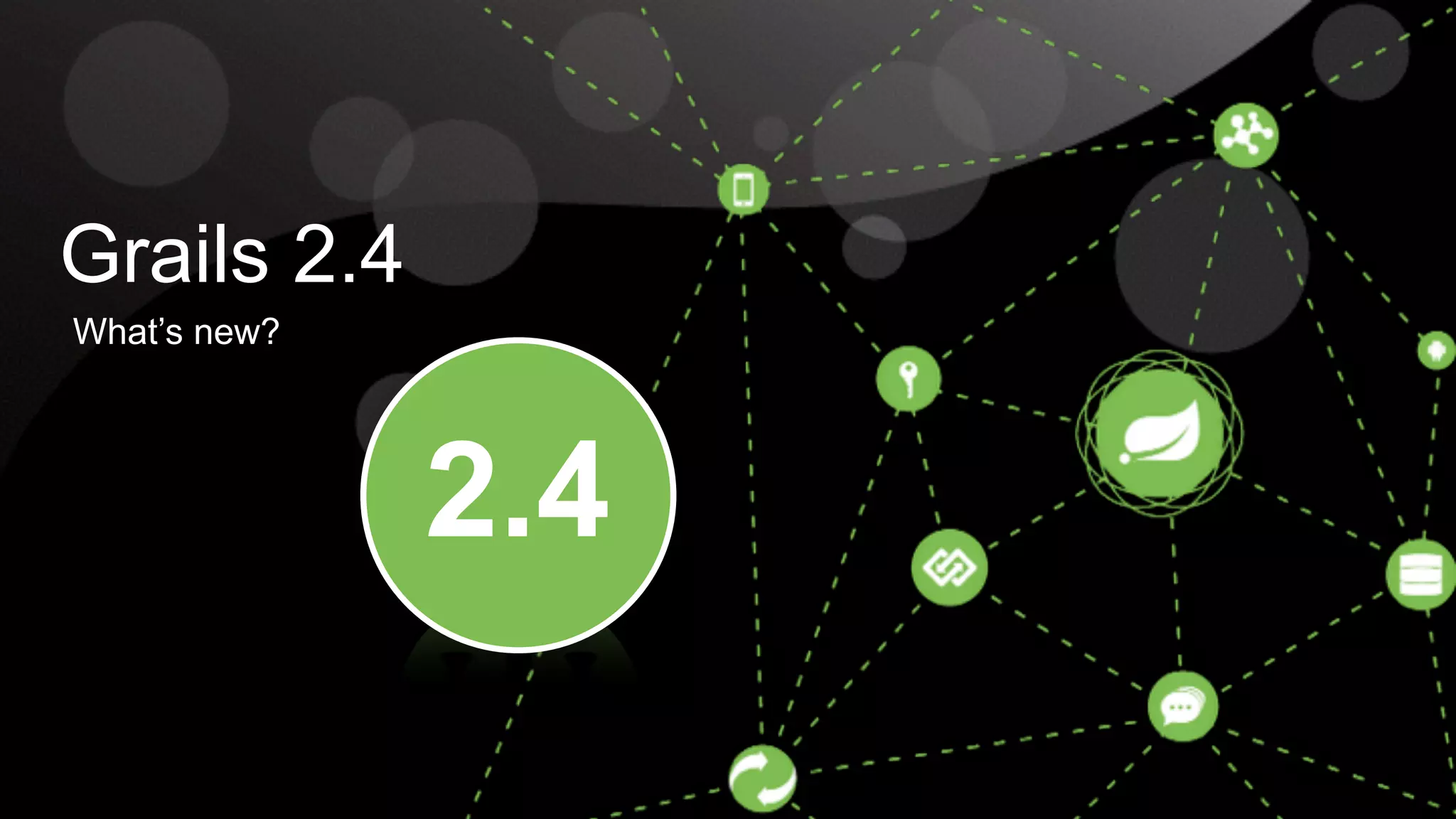 ! 
Grails 2.4 
What’s new? 
2.4 
 