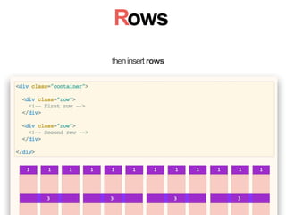 Rows
 