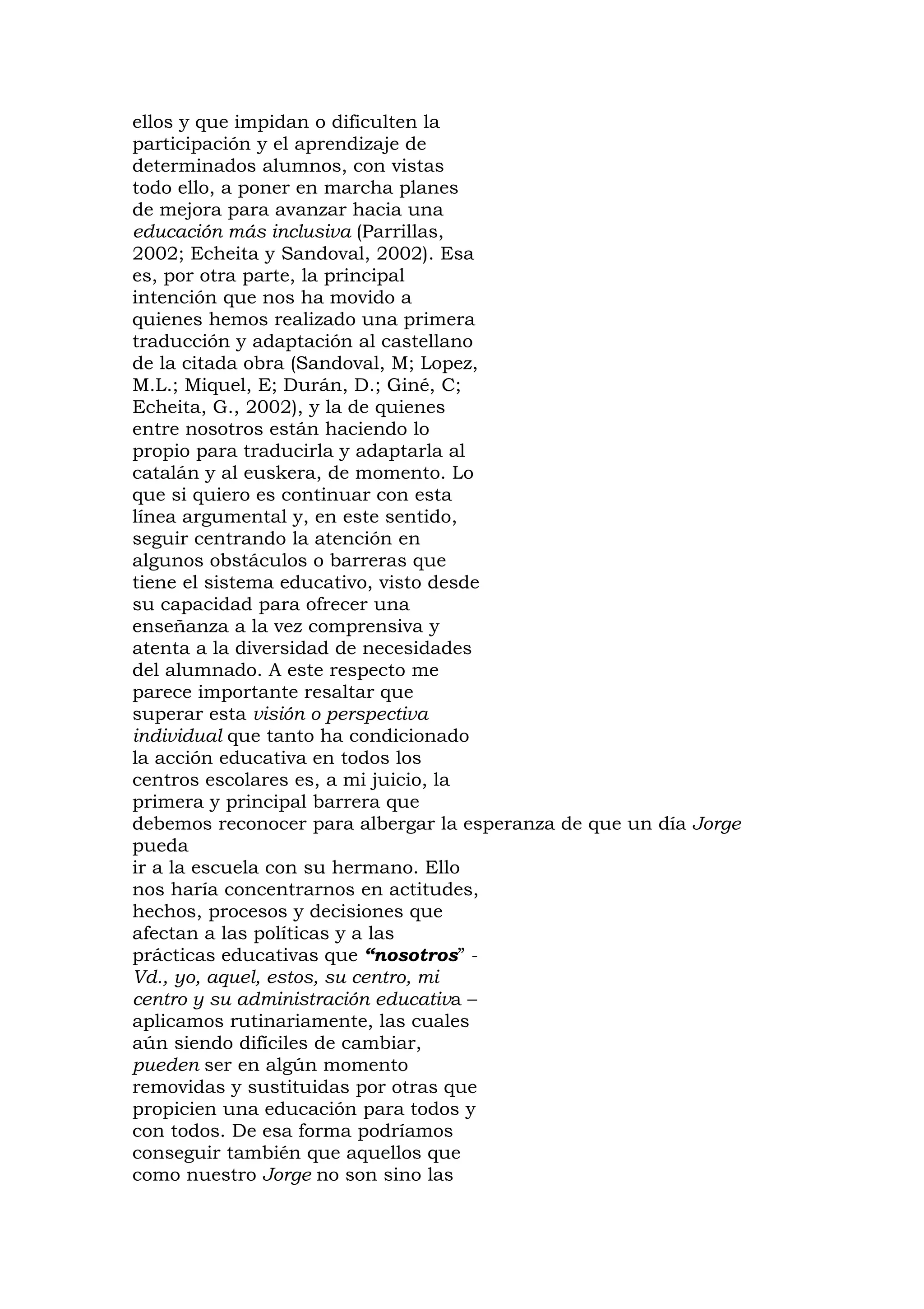 2 hacia el concepto de barreras al aprendizaje