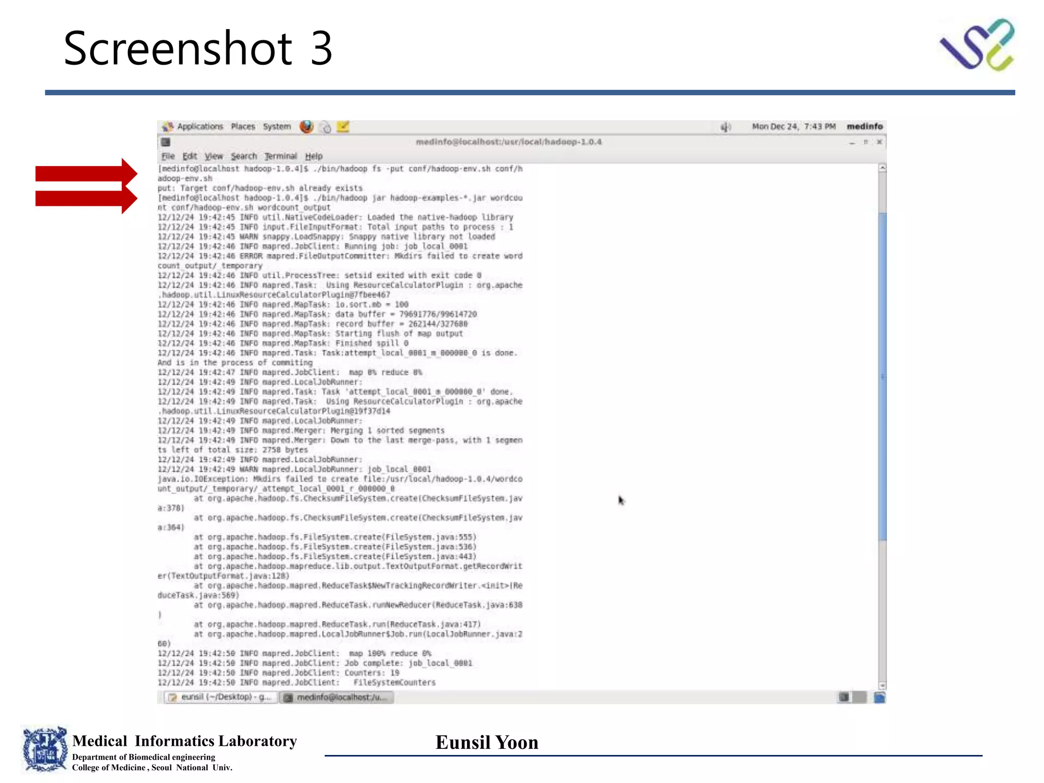 Medical Informatics Laboratory
Department of Biomedical engineering
College of Medicine , Seoul National Univ.
Eunsil Yoon
Screenshot 3
 