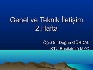 2 hafta | PPT