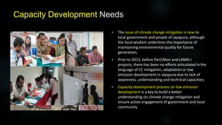 Climate Change Land-Based Mitigation Planning and Implementation in Jayapura Regency, Papua, Indonesia