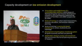 Climate Change Land-Based Mitigation Planning and Implementation in Jayapura Regency, Papua, Indonesia