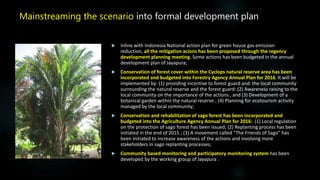 Climate Change Land-Based Mitigation Planning and Implementation in Jayapura Regency, Papua, Indonesia