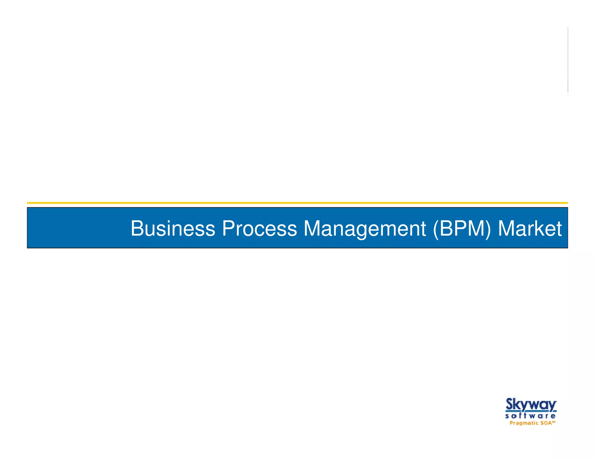 Business Process Management (BPM) Market




35
 