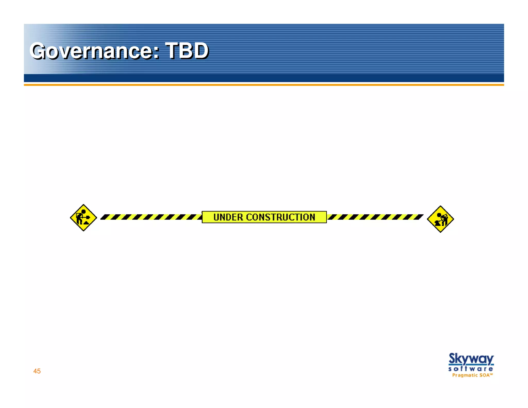 Governance: TBD




45
 