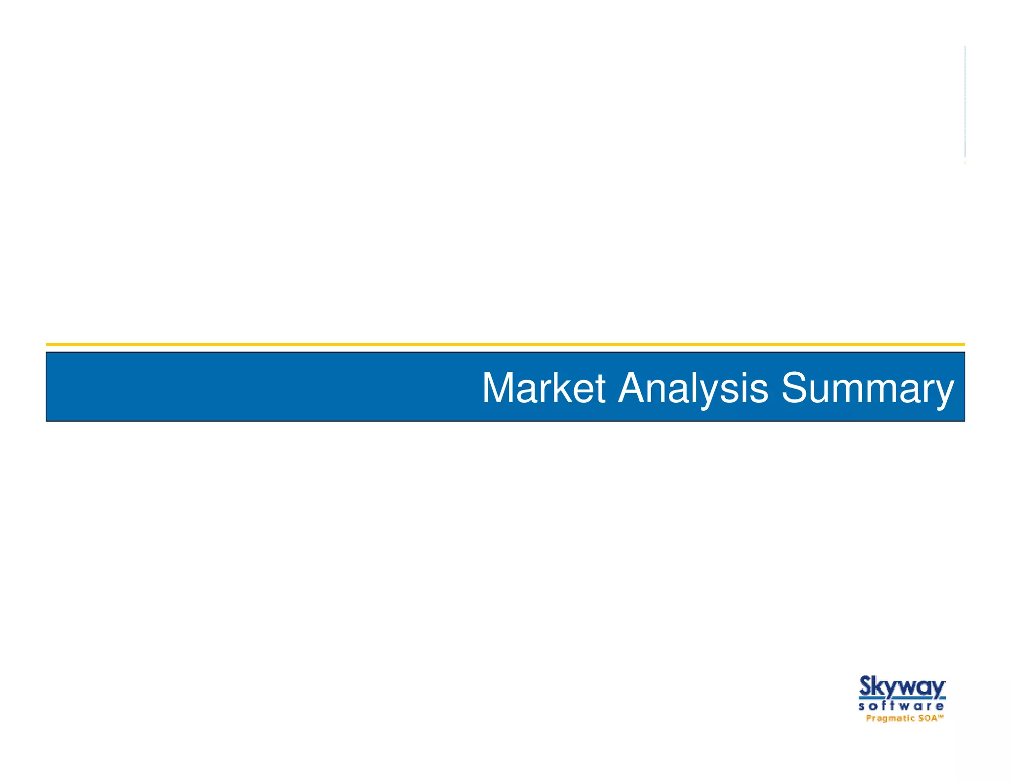 Market Analysis Summary




46
 